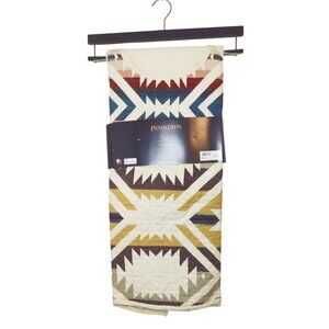 Pendleton Christmas Tree Skirt White Shores 54” Round Southwest Aztec Print